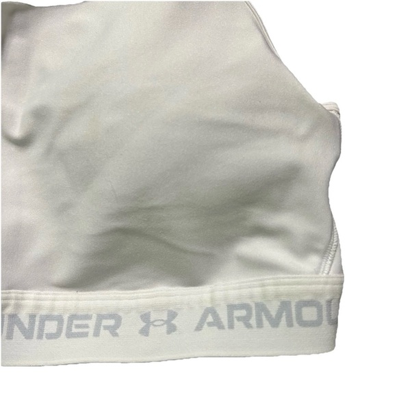 Women’s Under Armour White Compression Sports Bra Size XL - Picture 2 of 3